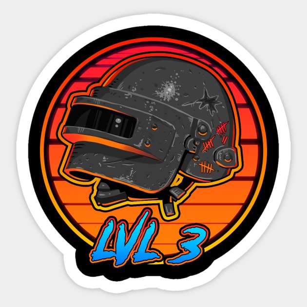 Pubg T Shirt Sticker by Ravenseye